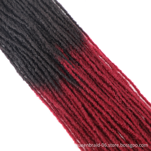 18 Inch Sister Locks Hair Extensions Color Dreadlocks Synthetic Hair for Women Crochet Hair